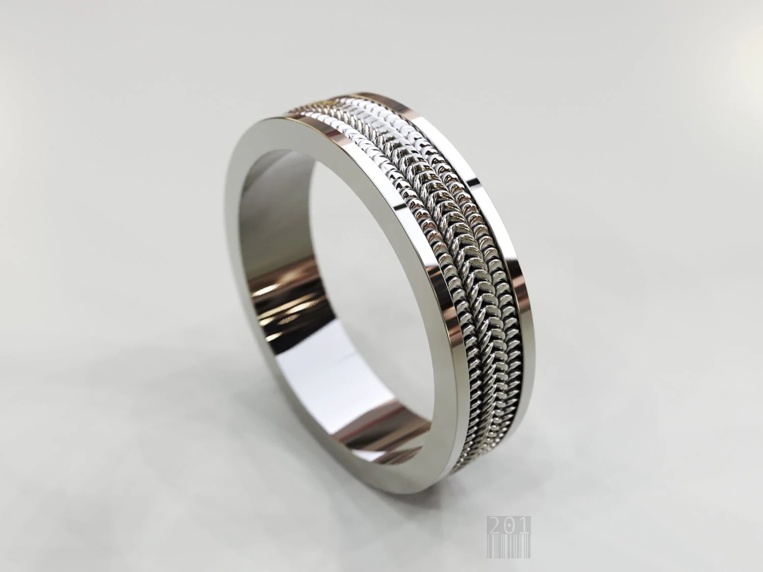 ring with pattern 3D Print Model .c4d .max .obj .3ds .fbx .stl .blend