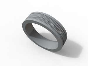 ring with pattern 3D printmodel