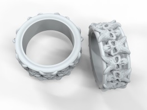 skull ring 3D Принт Модель