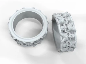skull ring 3D Print Model