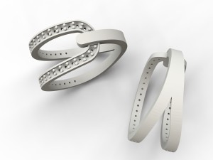 womens diamond ring 3D प्रिंट मॉडल
