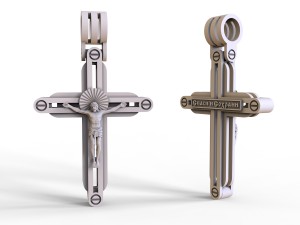 exclusive design of the cross Modèles 3D en vedette