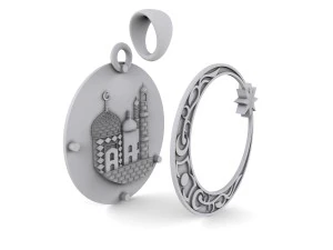 muslim pendant 3D Print Model