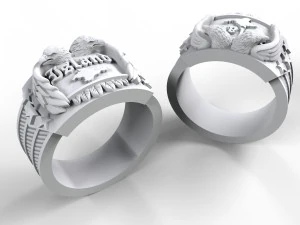 ring with the eagles 3D Print Model