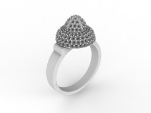 womens diamond ring stl 3D-Druckmodell