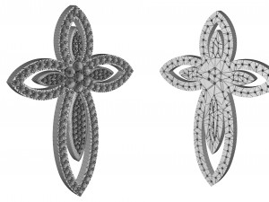 cross with stones stl 3D printmodel