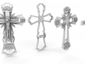 gold cross 3D Print Model