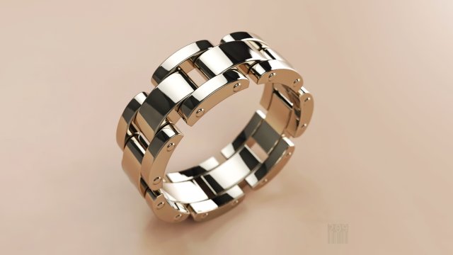 golden ring 3D 打印模型 .c4d .max .obj .3ds .fbx .stl .blend 