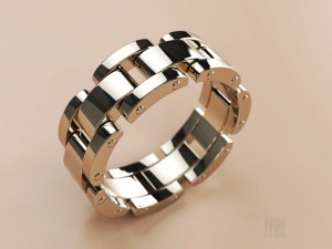 golden ring 3D Print Model