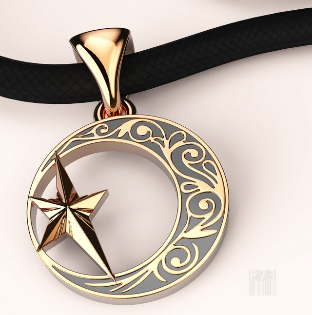 muslim pendant 3D Принт Модель .c4d .max .obj .3ds .fbx .stl .blend 