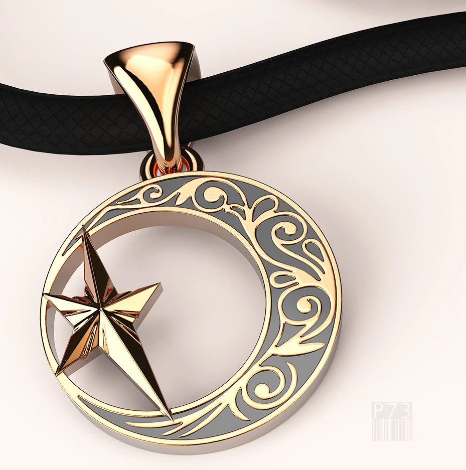 muslim pendant 3D Print Model .c4d .max .obj .3ds .fbx .stl .blend 