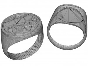 ring of the military intelligence Modelo de Impressão 3D