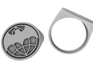 ring of the military intelligence Modelo de Impressão 3D