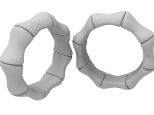 fashionable gold ring 3D Print Model