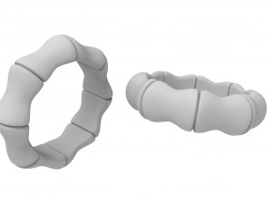 fashionable gold ring 3D Print Model