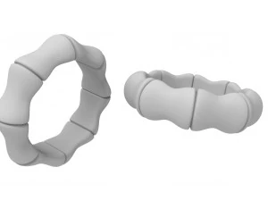 fashionable gold ring 3D Print Model