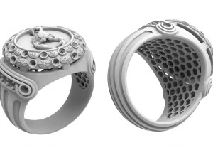 men ring scorpion 3D Print Model
