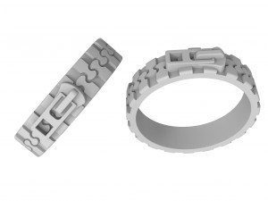 ring lock 3D 프린트 모델