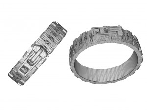 ring lock 3D 프린트 모델