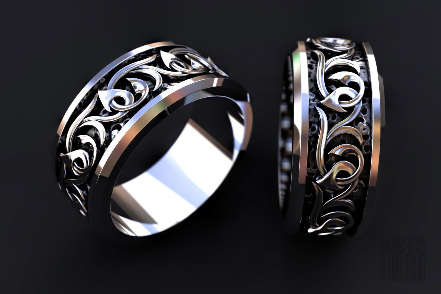 Tateossian Ring 3d модель