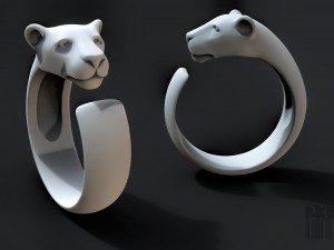 ring of the cat family Modelo de Impressão 3D