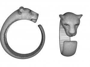 ring of the cat family 3Dプリントモデル
