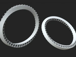 twisted diamond ring 3D Print Model