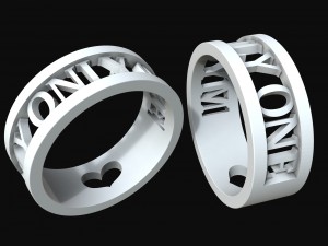 ring my only you 3D प्रिंट मॉडल