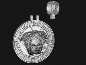 versace pendant 3D प्रिंट मॉडल