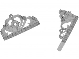 jewelry gold ring crown 3D प्रिंट मॉडल
