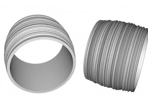 gold ring striped 3D Print Model