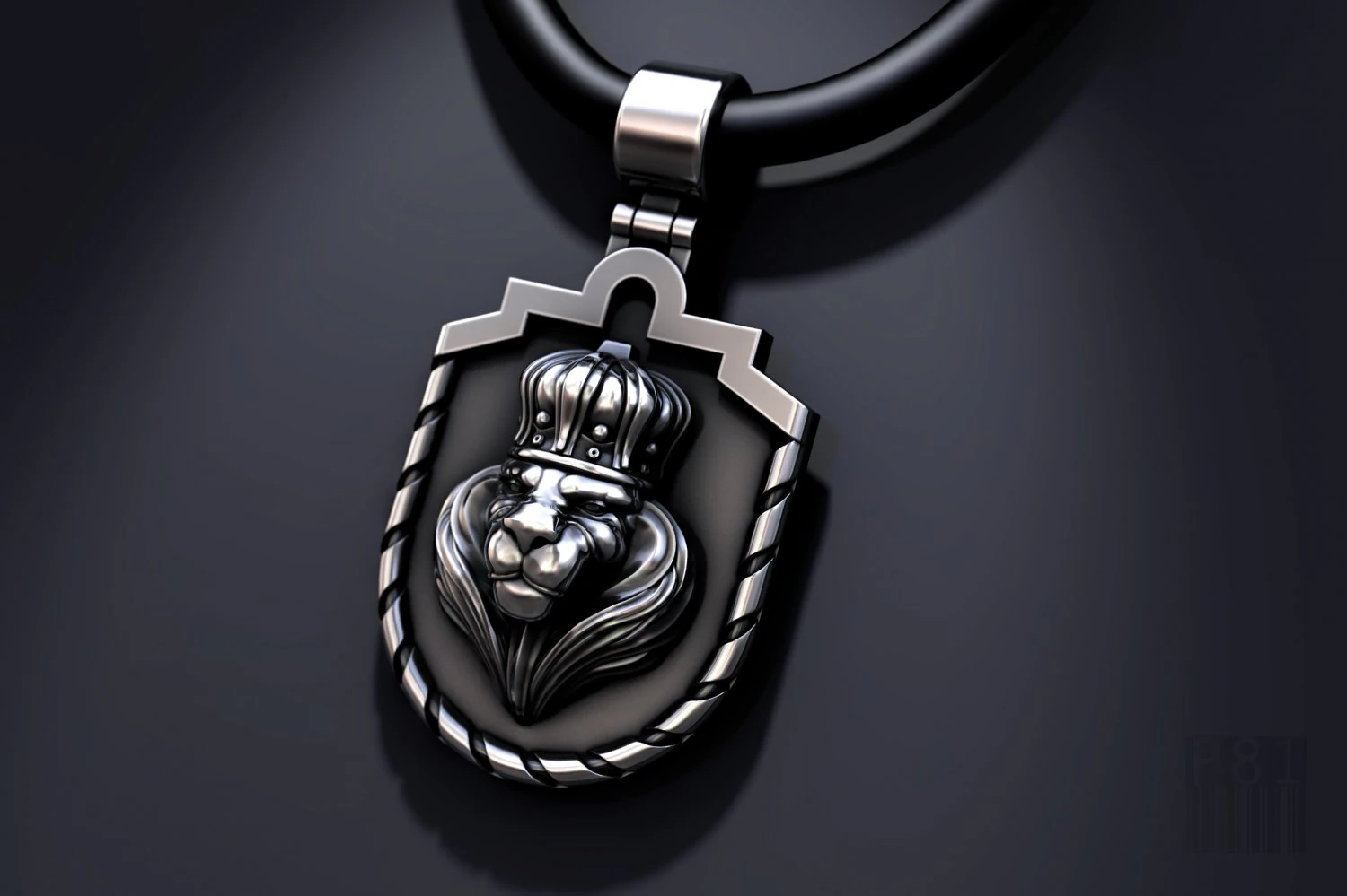 lion king pendant 3D Print Model .c4d .max .obj .3ds .fbx .stl .blend 