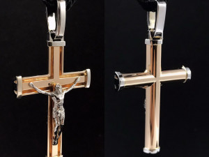 christian gold cross 3D Print Model