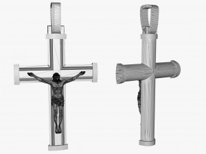 christian gold cross 3D Принт Модель
