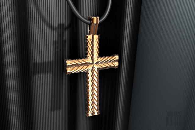 cross the rope 3D प्रिंट मॉडल .c4d .max .obj .3ds .fbx .stl .blend 