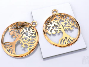 tree pendants yggdrasil tree of life 3D Print Model