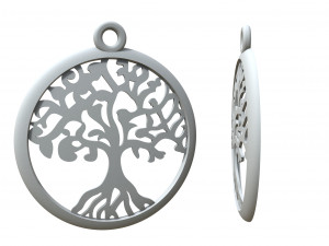 tree pendants yggdrasil tree of life 3D Baskı Modeli