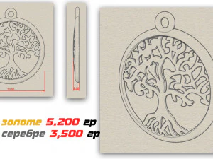 tree pendants yggdrasil tree of life 3D Print Model
