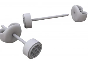 jewelry stud earring 3D Print Model