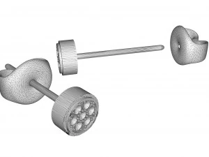 jewelry stud earring 3D Print Model