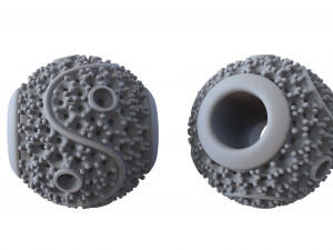 yin yang charm with diamonds 3D-Druckmodell