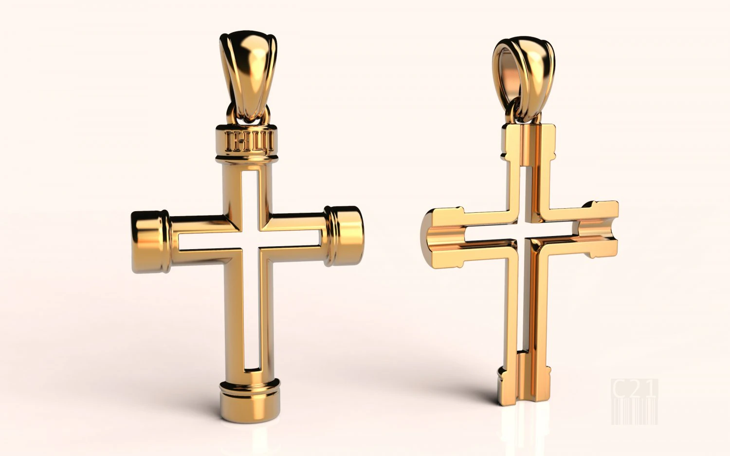design cross 3D Print Model .c4d .max .obj .3ds .fbx .stl .blend 