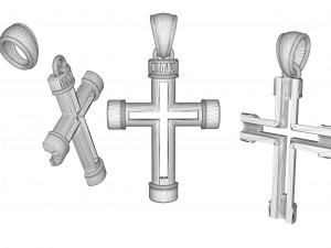 design cross Modèles 3D en vedette
