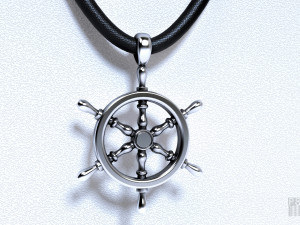 steering wheel ship steering wheel for 3d printing and cnc 3D Принт Модель