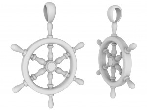 steering wheel ship steering wheel for 3d printing and cnc 3D 프린트 모델