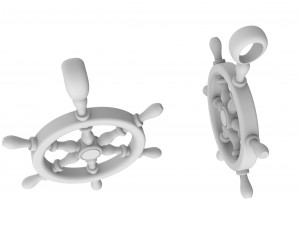 steering wheel ship steering wheel for 3d printing and cnc 3D 프린트 모델