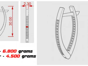 ज्वैलर्स के लिए महिला हीरे की बालियां मॉडल 3D प्रिंट मॉडल