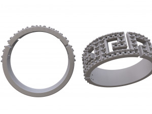 luxury women diamonds ring 3D Baskı Modeli