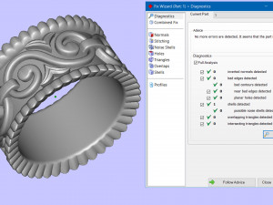Silver ring with patterns 3D Print Model