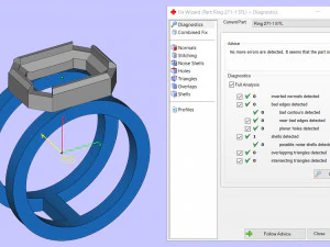ring with stone for printing 3d 3D Print Model